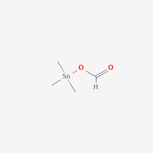 molecular formula C4H10O2Sn B14725694 (Formyloxy)(trimethyl)stannane CAS No. 13241-53-7