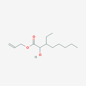 Prop-2-en-1-yl 3-ethyl-2-hydroxyoctanoate