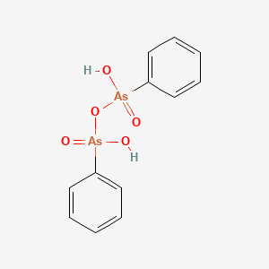 molecular formula C12H12As2O5 B14725731 Diphenyldiarsonic acid CAS No. 5344-50-3