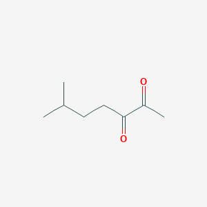 molecular formula C8H14O2 B14725761 6-Methylheptane-2,3-dione CAS No. 6584-78-7