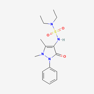 n'-(1,5-Dimethyl-3-oxo-2-phenyl-2,3-dihydro-1h-pyrazol-4-yl)-n,n-diethylsulfuric diamide