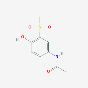 N-[4-Hydroxy-3-(methanesulfonyl)phenyl]acetamide