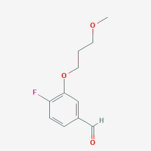 4-Fluoro-3-(3-methoxypropoxy)-benzaldehyde