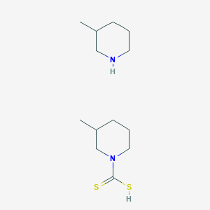 3-Methylpiperidine;3-methylpiperidine-1-carbodithioic acid