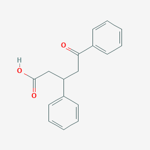 molecular formula C17H16O3 B14725877 5-Oxo-3,5-diphenylpentanoic acid CAS No. 5456-53-1