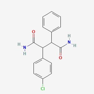 2-(4-Chlorophenyl)-3-phenylbutanediamide