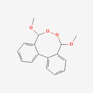 molecular formula C16H16O4 B14725913 Dibenzo[d,f][1,2]dioxocin, 5,8-dihydro-5,8-dimethoxy- CAS No. 6623-54-7