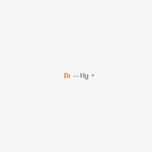 molecular formula BrHg+ B14725925 Mercury(1+), bromo- CAS No. 12313-86-9