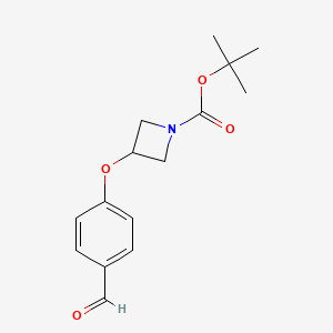 Tert-butyl 3-(4-formylphenoxy)azetidine-1-carboxylate