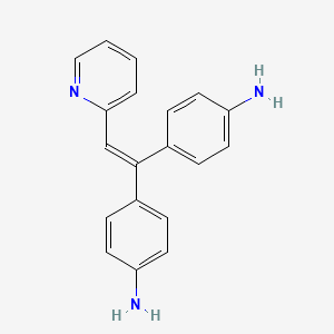 4,4'-[2-(Pyridin-2-yl)ethene-1,1-diyl]dianiline