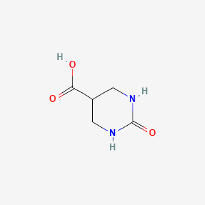 molecular formula C5H8N2O3 B1472600 2-Oxohexahydropyrimidine-5-carboxylic acid CAS No. 1935892-31-1