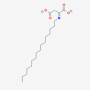 molecular formula C20H37NO4 B14726020 2-Hexadecyliminobutanedioic acid CAS No. 6339-77-1