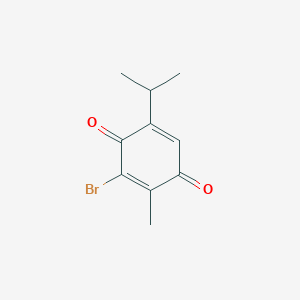 3-Bromo-2-methyl-5-(propan-2-yl)cyclohexa-2,5-diene-1,4-dione