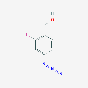 molecular formula C7H6FN3O B1472619 2-Fluoro-4-azidobenzyl alcohol CAS No. 903562-90-3