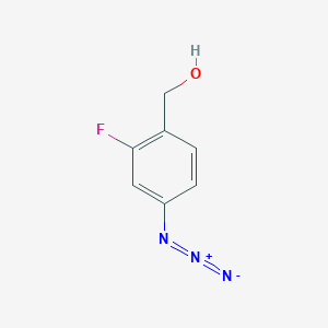 molecular formula C7H6FN3O B1472619 (4-Azido-2-fluorphenyl)methanol CAS No. 903562-90-3