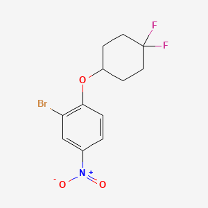 2-Bromo-1-(4,4-difluorocyclohexyloxy)-4-nitrobenzene