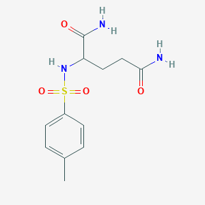 N~2~-(4-Methylbenzene-1-sulfonyl)glutamamide