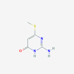 2-Amino-6-(methylsulfanyl)pyrimidin-4(3h)-one