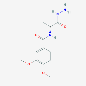 (R)-N-(1-Hydrazinocarbonylethyl)-3,4-dimethoxybenzamide