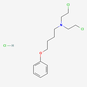 N,N-bis(2-chloroethyl)-4-phenoxybutan-1-amine;hydrochloride