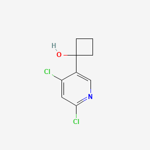 1-(4,6-Dichloro-3-pyridyl)cyclobutanol