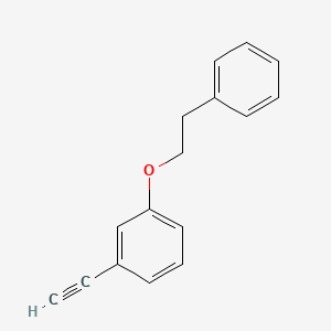 molecular formula C16H14O B1472640 1-Ethynyl-3-phenethyloxybenzene CAS No. 1609678-55-8