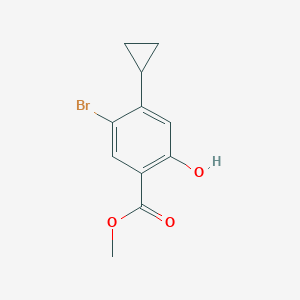 Methyl 5-bromo-4-cyclopropyl-2-hydroxybenzoate