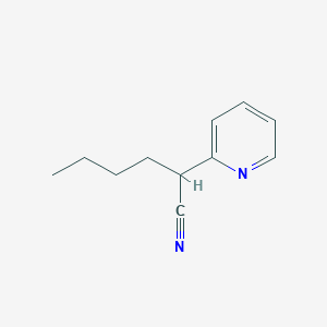 2-(Pyridin-2-yl)hexanenitrile