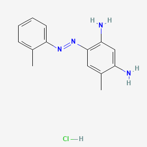 1,3-Benzenediamine, 4-methyl-6-[(2-methylphenyl)azo]-, monohydrochloride