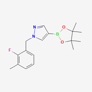 1-(2-Fluoro-3-methylbenzyl)-4-(4,4,5,5-tetramethyl-1,3,2-dioxaborolan-2-yl)-1H-pyrazole