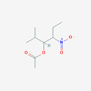 2-Methyl-4-nitrohexan-3-yl acetate