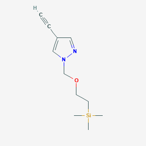 4-Ethynyl-1-((2-(trimethylsilyl)ethoxy)methyl)-1H-pyrazole
