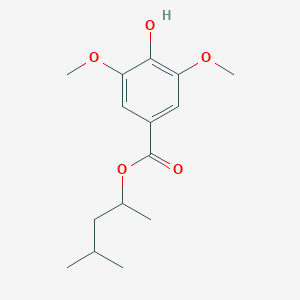 4-Methylpentan-2-yl 4-hydroxy-3,5-dimethoxybenzoate