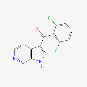 (2,6-dichlorophenyl)(1H-pyrrolo[2,3-c]pyridin-3-yl)methanone