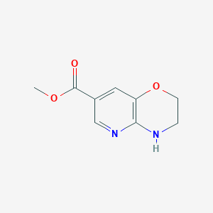 methyl 3,4-dihydro-2H-pyrido[3,2-b][1,4]oxazine-7-carboxylate