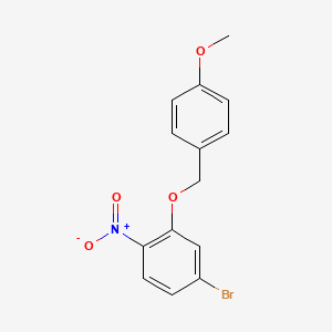 4-Bromo-2-(4-methoxybenzyloxy)-1-nitrobenzene