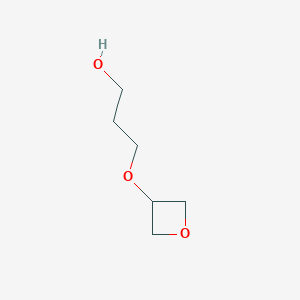 molecular formula C6H12O3 B1472706 1-丙醇，3-(3-氧杂环氧基)- CAS No. 1603017-74-8