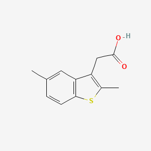 (2,5-Dimethyl-1-benzothien-3-yl)acetic acid