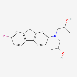 1,1'-[(7-Fluoro-9h-fluoren-2-yl)imino]dipropan-2-ol