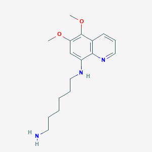 6-Aminohexyl-(5,6-dimethoxy-8-quinolyl)amine