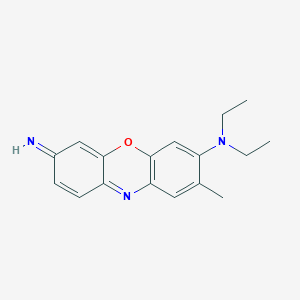 N,N-Diethyl-3-imino-8-methyl-3H-phenoxazin-7-amine