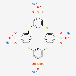 molecular formula C24H12Na4O12S8 B1472711 4-Sulfothiacalix[4]arene Sodium Salt CAS No. 211561-04-5