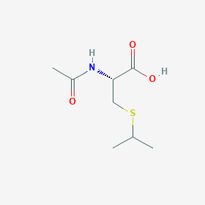 molecular formula C8H15NO3S B14727149 N-Acetyl-S-propan-2-yl-L-cysteine CAS No. 5572-21-4