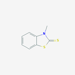 molecular formula C8H7NS2 B147272 2(3H)-苯并噻唑硫酮，3-甲基- CAS No. 2254-94-6