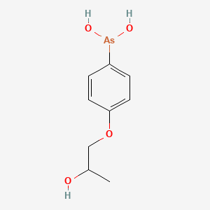 [4-(2-Hydroxypropoxy)phenyl]arsonous acid