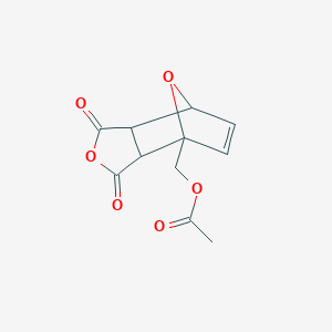 (1,3-Dioxo-3,3a,7,7a-tetrahydro-4,7-epoxy-2-benzofuran-4(1h)-yl)methyl acetate