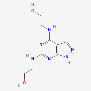 2,2'-(1h-Pyrazolo[3,4-d]pyrimidine-4,6-diyldiimino)diethanol