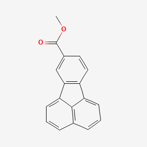 8-Fluoranthenecarboxylic acid, methyl ester