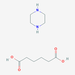molecular formula C₁₀H₂₀N₂O₄ B147277 哌嗪己二酸盐 CAS No. 142-88-1