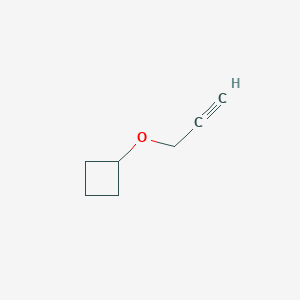 molecular formula C7H10O B1472775 (Prop-2-yn-1-yloxy)cyclobutane CAS No. 866862-47-7
